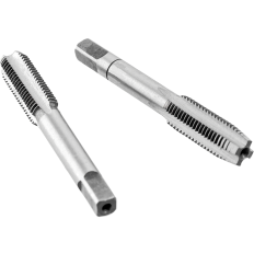 Jeu de 2 tarauds à main HSS M10 x 1,25 Qualité Professionnel DIN 2181 RICHMANN