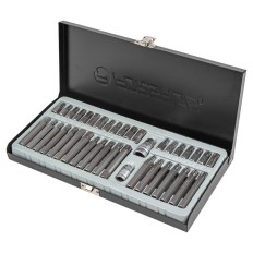 Coffret 40 embouts TORX BTR XZN SPLINE 12 pans Acier S2 Professionnel VW FORSAGE
