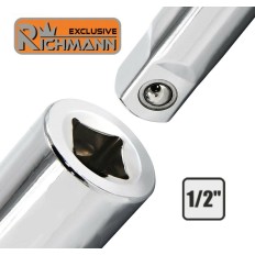 Douille longue 6 pans 1/2", Chrome-Vanadium, 32 mm,  L 75 mm RICHMANN C5132