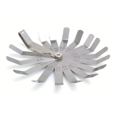 Jeu 16 cales d'épaisseur lames coudées métrique/pouces 0.05-1mm SATRA S-S16PG