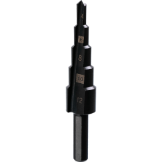 Forets à étages droit HSS queue cylindrique/3 méplats 4-12 mm RICHMANN C9260