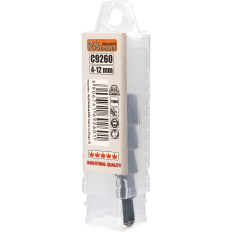 Forets à étages droit HSS queue cylindrique/3 méplats 4-12 mm RICHMANN C9260
